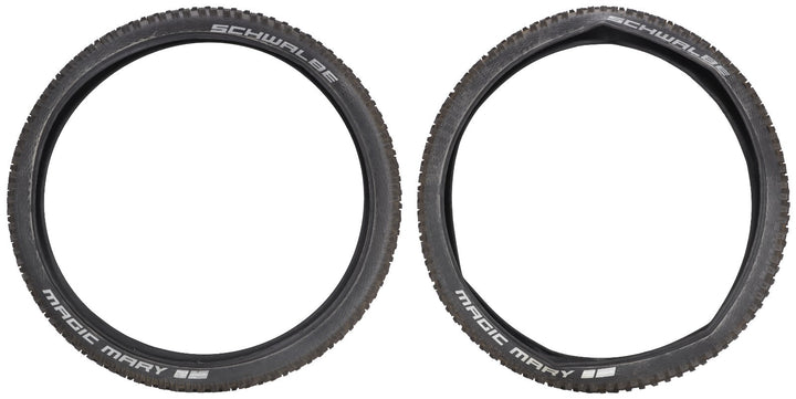 Schwalbe Magic Mary Bike Park Addix Wire Bead Mtn Tire 29 x 2.4" PAIR w/ Tubes