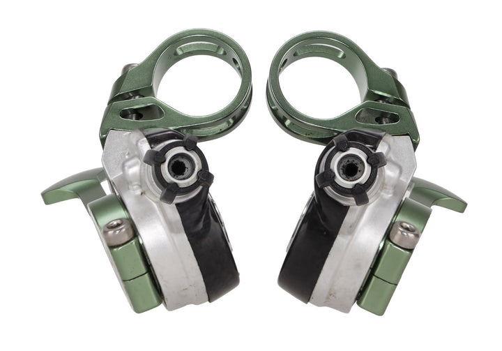 SRAM X0 3 x 9 Sp Mountain Bike Trigger Shifters + Rear Derailleur GREEN BlackBox