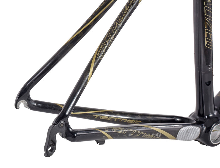 Specialized Tarmac Pro Carbon Road Bike Frameset 52cm Raw Gold 700c QR Rim 2008