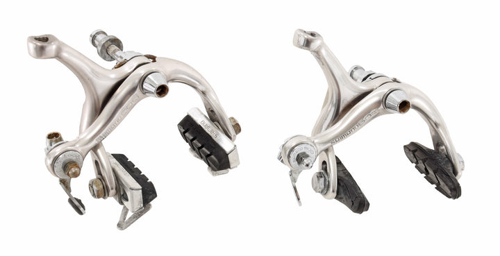 Shimano 600EX BR-6207 Road Bike Brake Caliper Set F/R Short Reach FOR PARTS