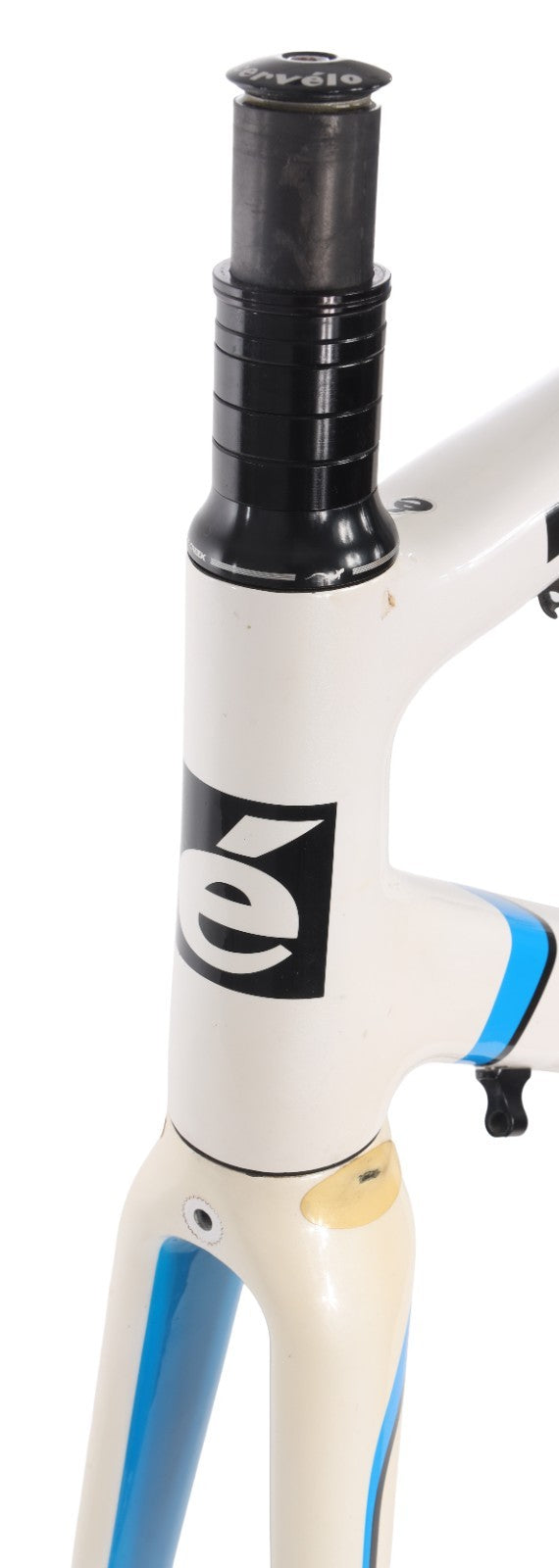 Cervelo R3 Carbon Road Bike Frameset 54cm White 700c Rim Brake QR Race Tri 2011
