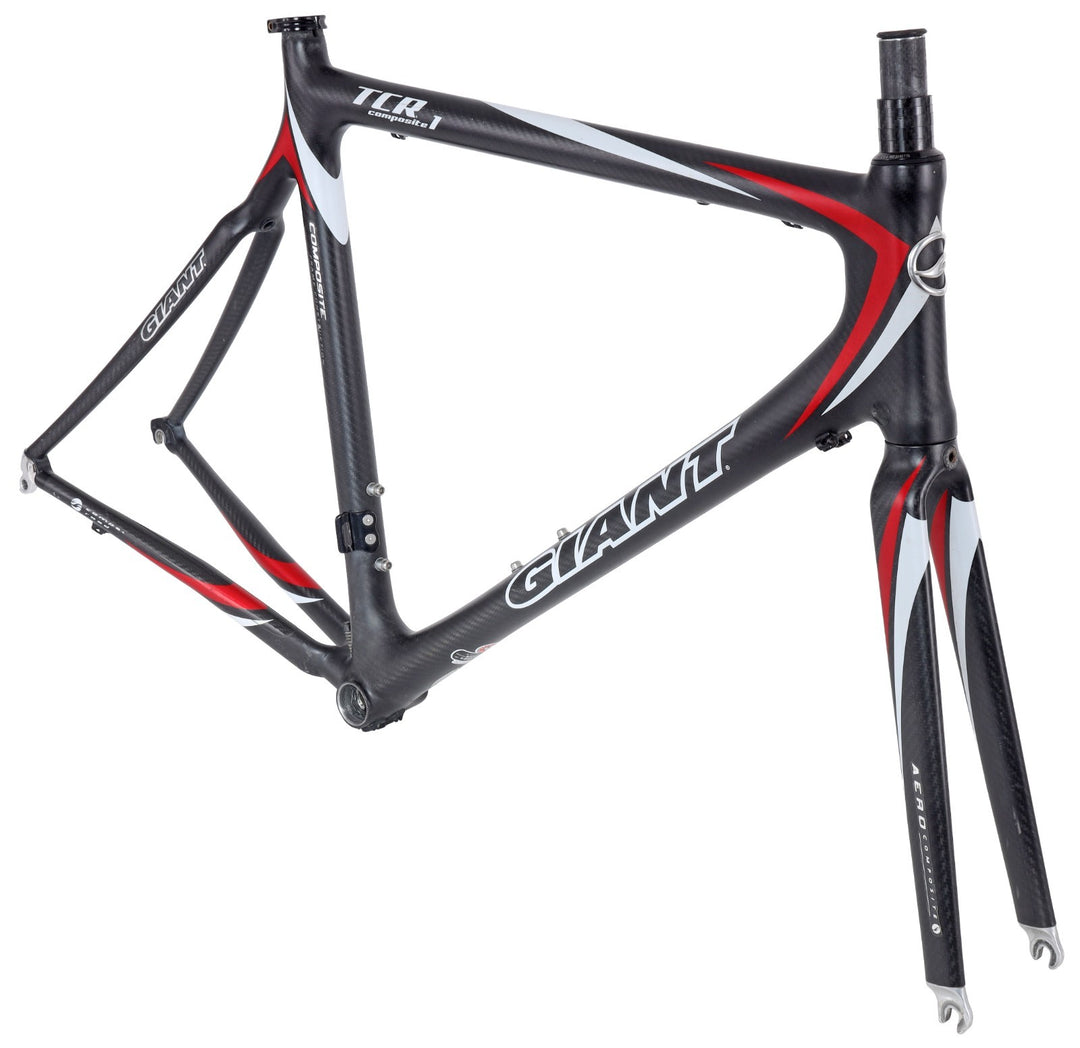 Giant TCR 1 Composite Carbon Road Bike Frameset LG Black 700c Rim QR 2004