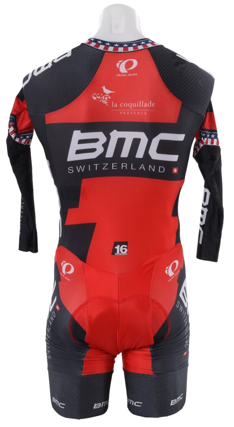 Pearl Izumi BMC Pro Cycling Team Long Slv Mach 5 Speedsuit Men MEDIUM USA Champ