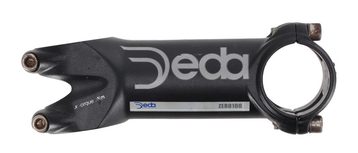 Deda Elementi Zero100 Alloy Road Bike Stem 31.8 x 100mm Black 8° 1-1/8" Gravel