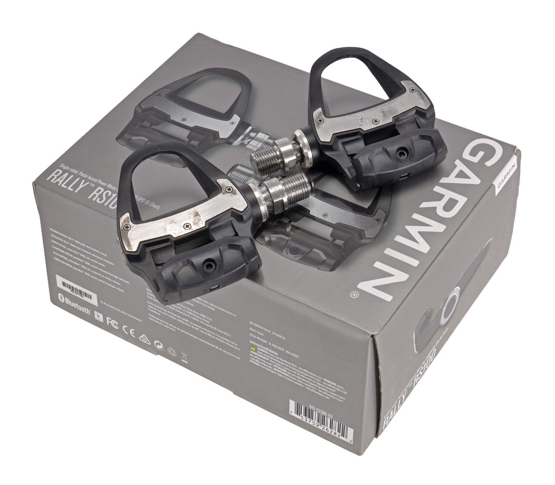 Garmin Rally RS100 Clipless Power Meter Road Bike Pedals Triathlon TT Race