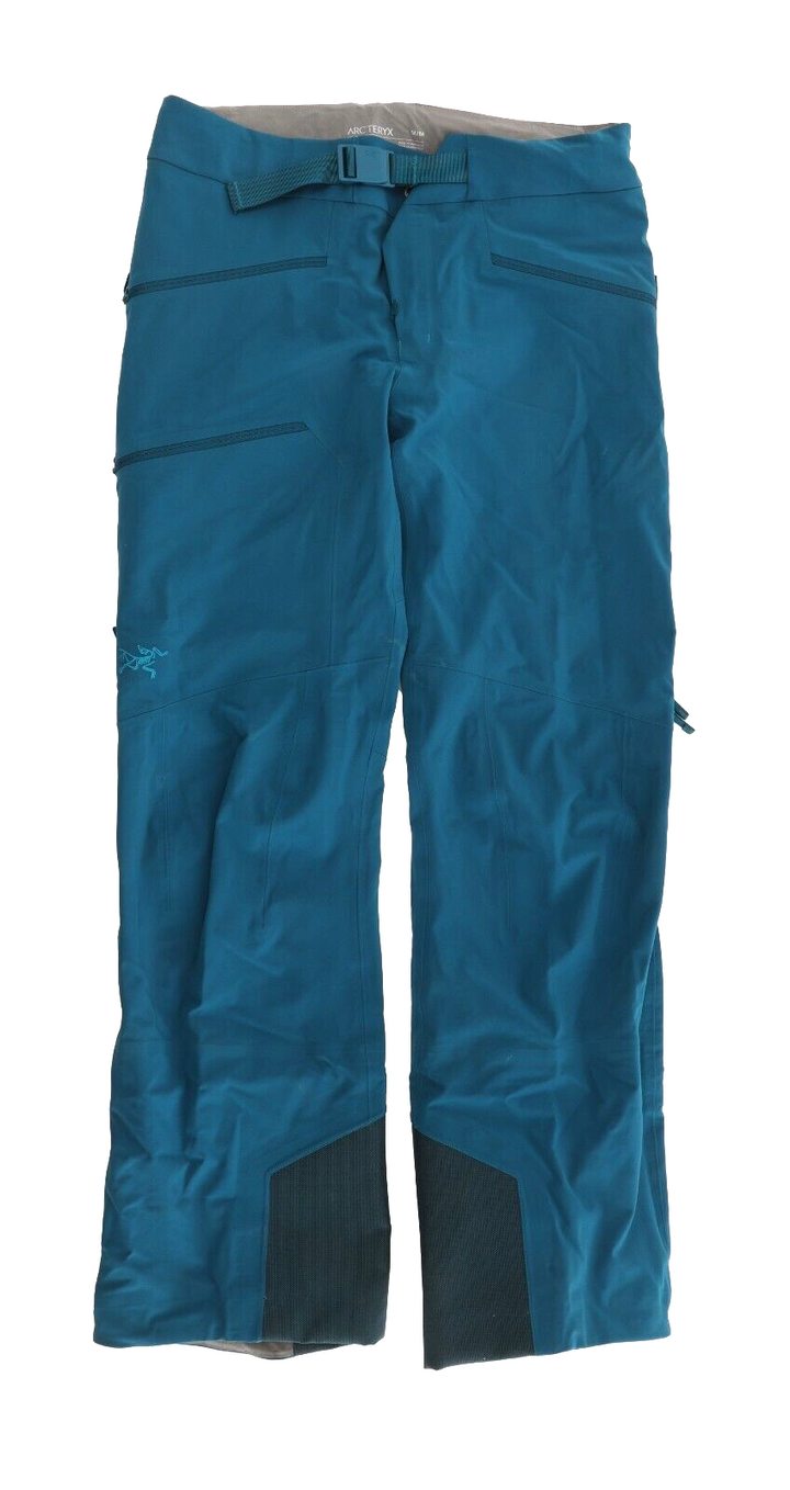 Arc'teryx Rush Stretch Pants Men MEDIUM Soft Shell BLUE Winter Weather Proof Ski