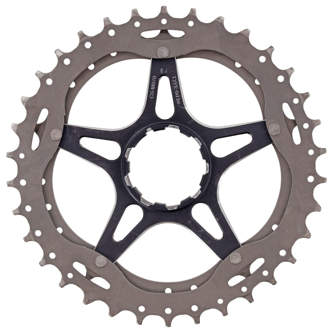 Shimano XTR CS-M970 Mountain Bike Cassette 9 Speed 11-34T Titanium Gravel MTB XC
