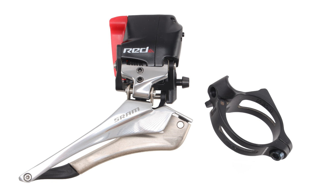 SRAM Red eTap 2 x 11 Speed Road Front Derailleur Braze-On w/ Adaptor NO Battery