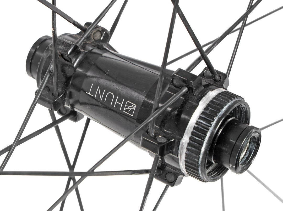 HUNT 30 Carbon Disc Gravel/Road Wheelset Tubeless CL Shimano 11 Spd 700c Race CX