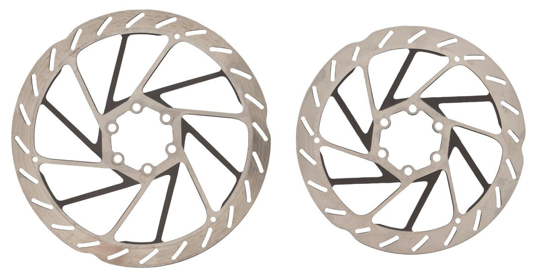 SRAM HS2 Mountain Bike Disc Brake Rotors 180/160mm PAIR 6-Bolt Trail Race XC MTB