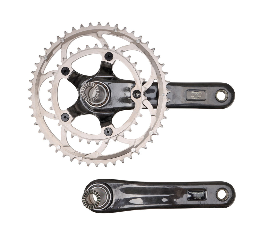 Campagnolo Record CT 2 x 10 Speed Carbon Road Bike Crankset 175mm 50/34T w/BB