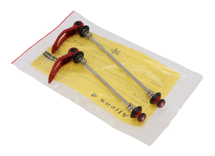 Extralite Aliens 4 Titanium Quick Release Road Bike Skewer SET 100/130mm QR CX
