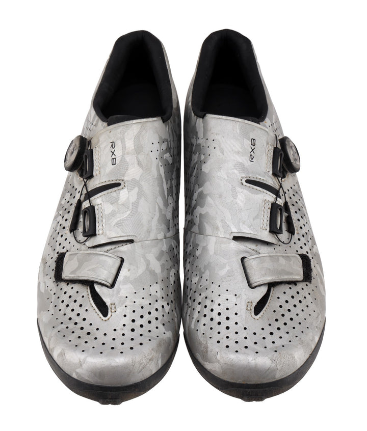 Shimano SH-RX800 Carbon Gravel Bike Shoes EU 46 US Men 11.2 Camo 2-Bolt RX8 BOA