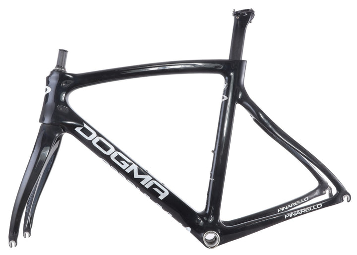 Pinarello Dogma F8 Carbon Road Bike Frameset 56cm Gloss BLACK 700c QR Italy 2015