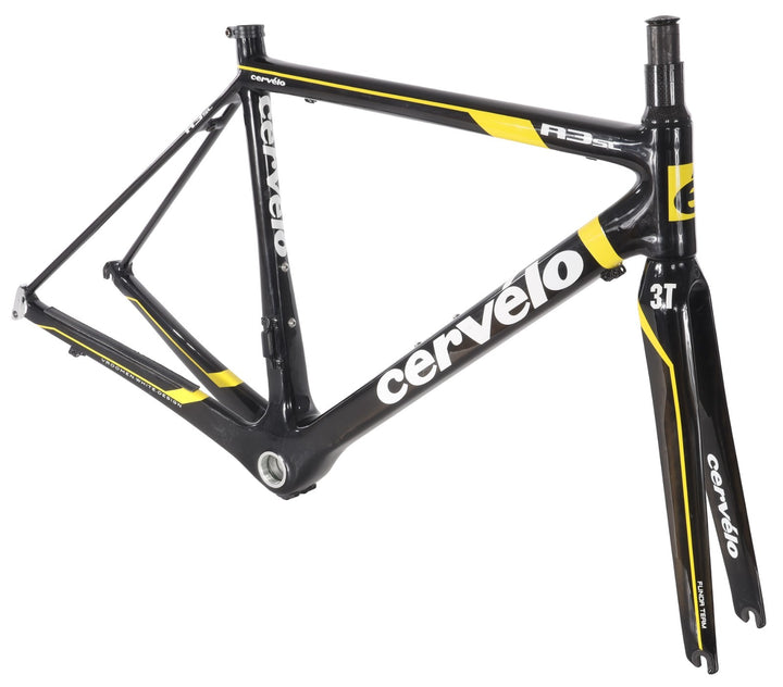 Cervelo R3 SL Carbon Road Bike Frameset 51cm Ltd Edit TdF BLK/YELLOW Rim QR 2009