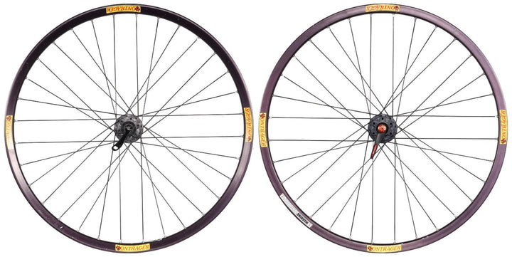 Bontrager Alloy Disc 26" Mountain Bike Clincher Wheelset Shimano 10 Spd QR MTB