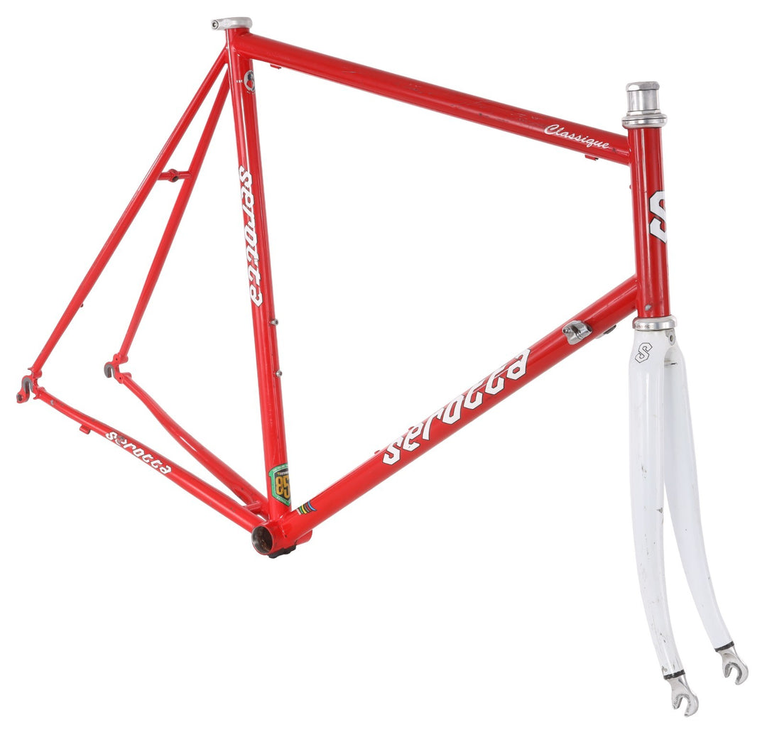 Serotta Classique Steel Road Bike Frameset 60cm Carbon Fork RED 700c Reynolds