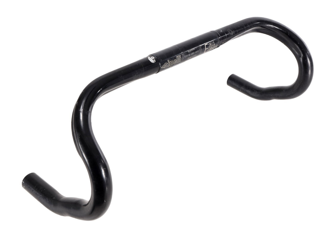 Cinelli Eubios Alloy Road Bike Handlebars 26 x 42cm Black Vintage