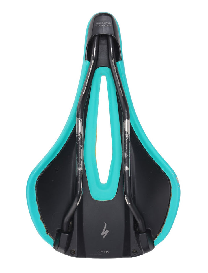 Specialized Power Arc Expert Road Bike Saddle 143mm 7x 7mm Hollow Ti BLUE Gravel