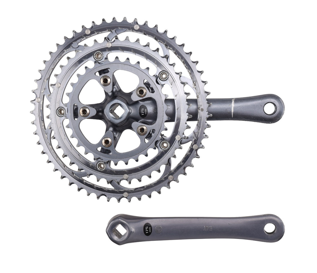 Campagnolo Centaur 3 x 10 Speed Road Bike Crankset 175mm 53/42/30T w/BB