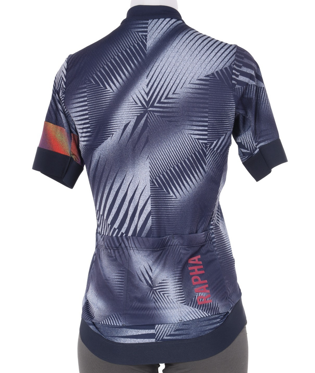 Rapha Pro Team Training Short Sleeve Jersey Women MEDIUM Blue Fade Road Bike