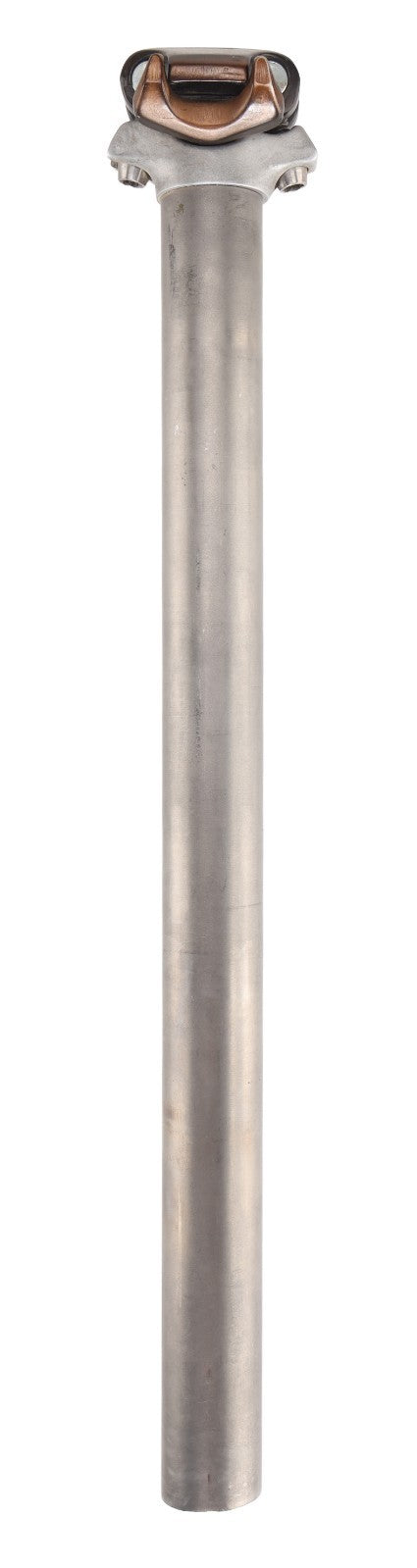 Titanium Road Bike Seatpost 27.2 x 370mm 0mm Setback 7 x 7mm Rail Gravel