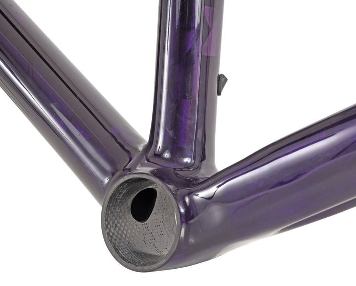 Crumpton Carbon Road Bike Frameset 49cm Custom Purple Rim Brake QR Race Di2 2015