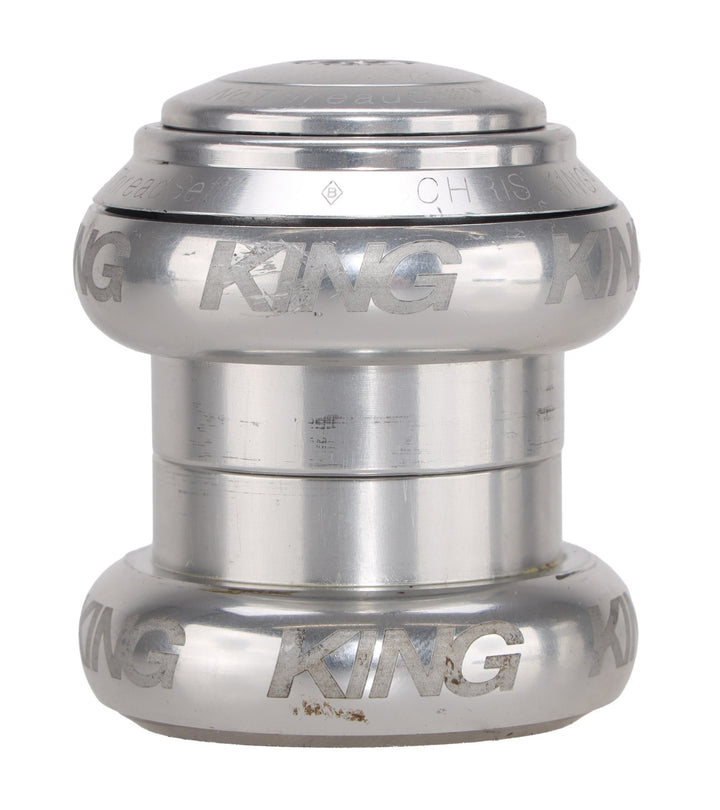Chris King NoThreadSet External Cup Headset 1 1/8" 34mm SILVER Road Bike MTB