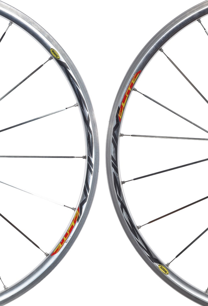Mavic Ksyrium Elite Alloy Road Bike Clincher Wheelset 11 Spd Shimano 700c Rim QR