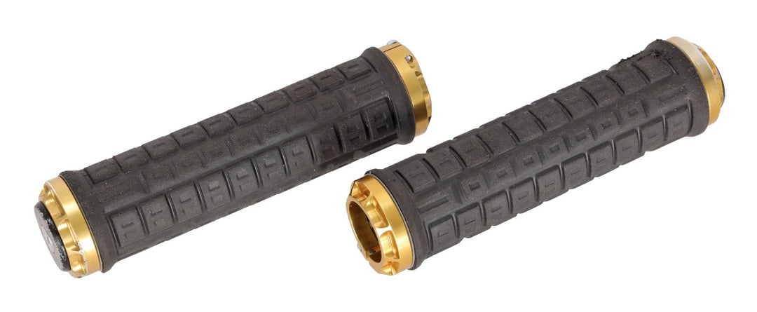 Rev Grips Pro Series Standard Lock-On Handlebar Mountain Bike Grips BLACK DH XC