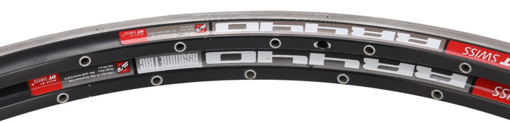 DT Swiss RR440 700c Alloy Clincher Rims 1 PAIR 32H BLACK/SILVER Road Bike QR