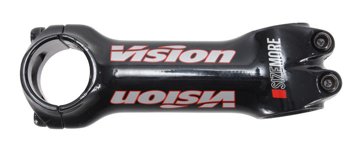Vision SizeMore Alloy Road Bike Stem 31.8x 110mm 10º Black 1-1/8"
