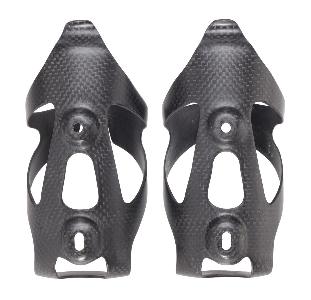 Unbranded Carbon Road Bike Water Bottle Cages 1 PAIR 3k Matte Black Gravel