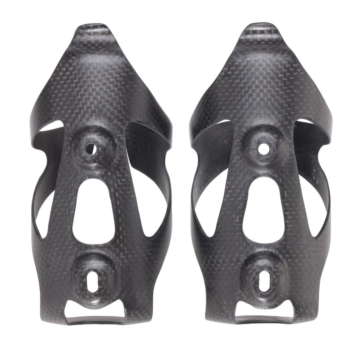 Unbranded Carbon Road Bike Water Bottle Cages 1 PAIR 3k Matte Black Gravel