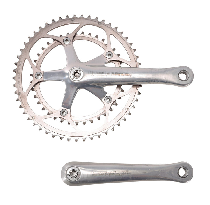 Shimano Dura-Ace FC-7701 10 Spd Road Bike Crankset 172.5mm 53/39T 130 BCD Silver