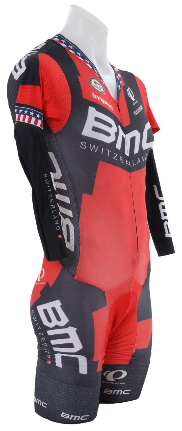 Pearl Izumi BMC Pro Cycling Team Long Slv Mach 5 Speedsuit Men MEDIUM USA Champ