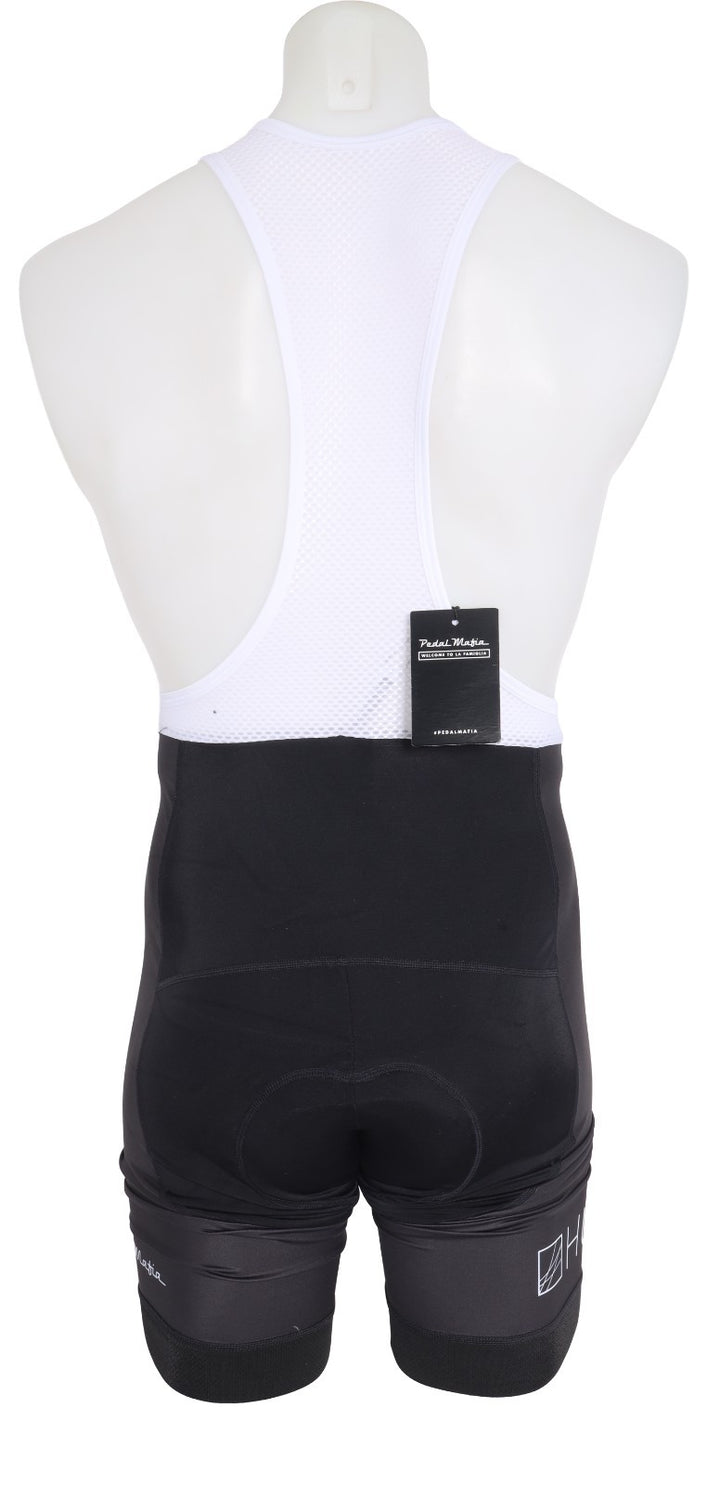 Pedal Mafia Hunt Wheels Cycling Bib Shorts Men SIZES Black Road Bike MTB CX Tri