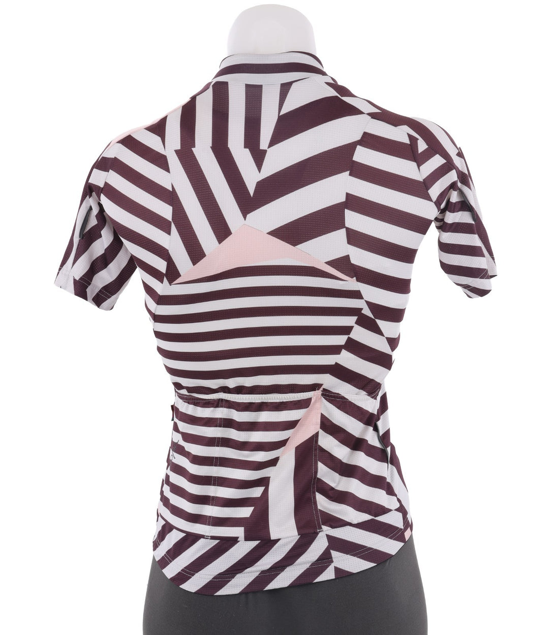 Velocio Dazzle Ultralight Women Short Sleeve Jersey XS White/Purple Road Gravel