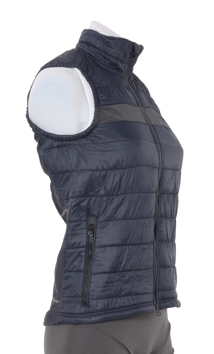 Velocio Recon Insulated Vest Women SMALL Navy Blue Gilet Cycling Road Gravel Mtn