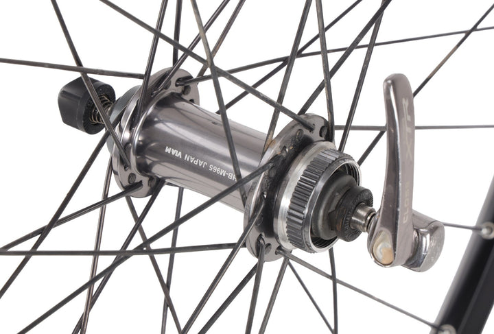 Mavic X717 Disc 26" XTR M965 Alloy Clincher Mtn Bike Wheelset Shimano 9/10 Sp QR