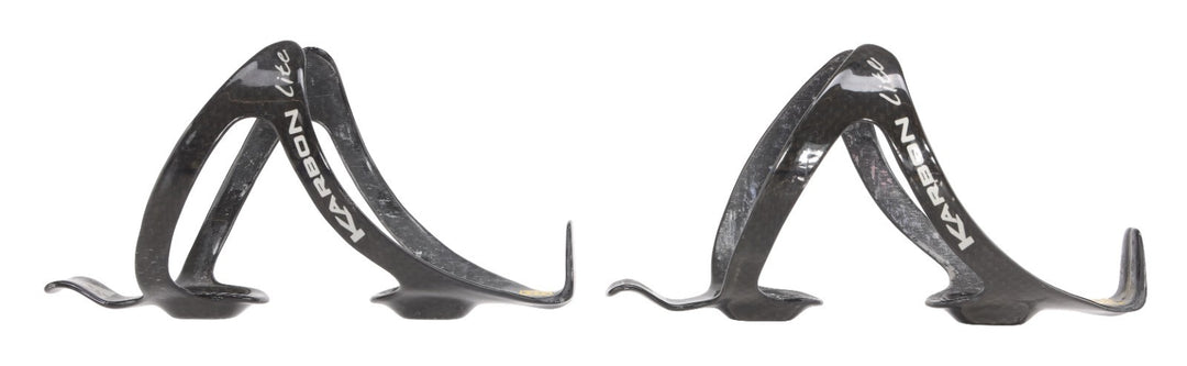 Profile Design Karbon Lite Carbon 3K Weave Bottle Cage PAIR Glossy Black 22 Gram