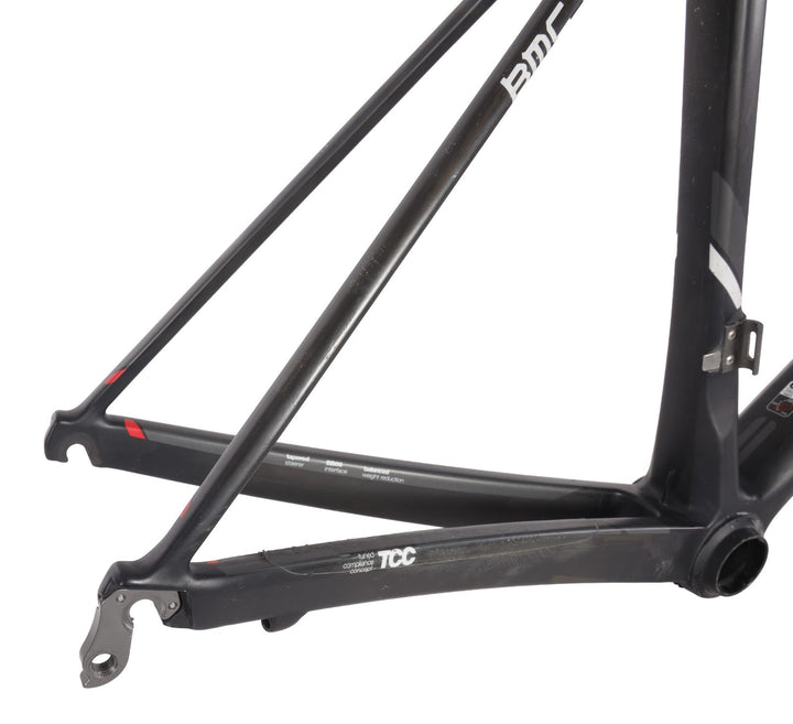 BMC Teammachine SLR01 TCC Carbon Road Bike Frameset 60cm Black/White Rim QR 2013