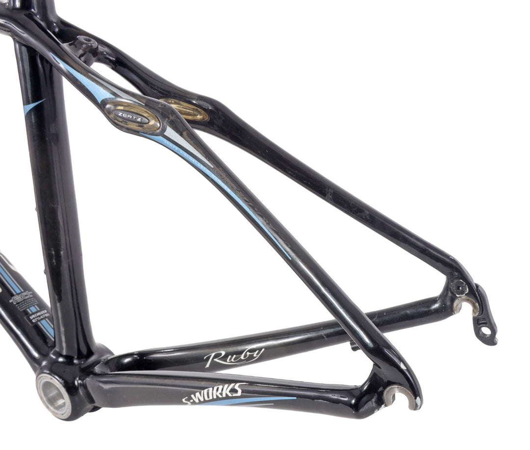 Specialized S-Works Ruby SL Women Carbon Road Bike Frameset 44cm BLUE 700c 2009