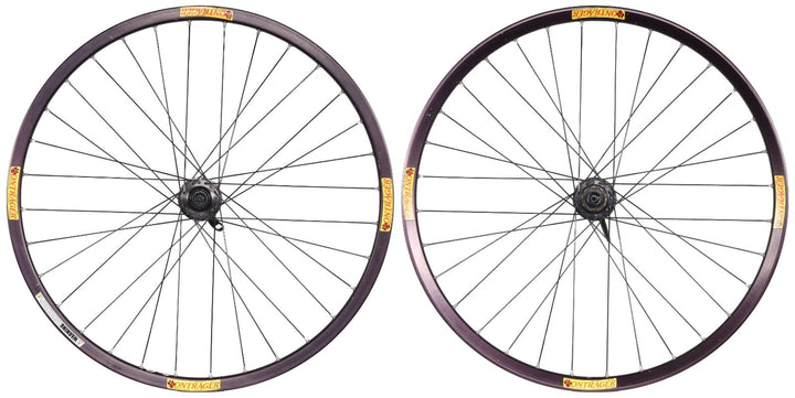 Bontrager Alloy Disc 26" Mountain Bike Clincher Wheelset Shimano 10 Spd QR MTB