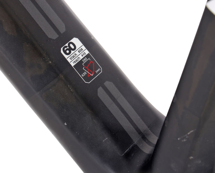 BMC Teammachine SLR01 TCC Carbon Road Bike Frameset 60cm Black/White Rim QR 2013