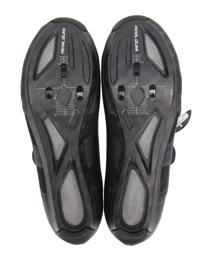 Pearl Izumi PRO Road v5 Carbon Bike Shoes EU 45.5 US Men 11 BOA BLACK 3-Bolt