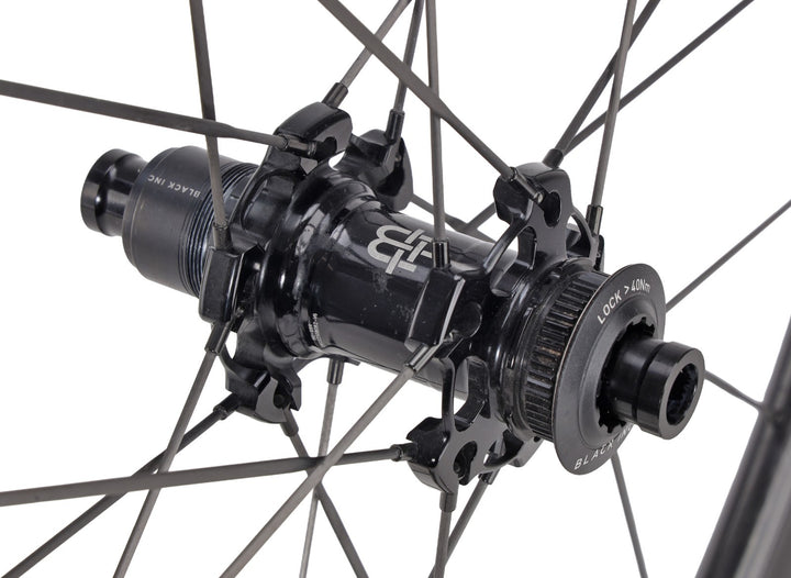 Black Inc SIXTY TWO UD Carbon Spoke Tubeless Disc 12 Spd Road Wheelset SRAM XDR
