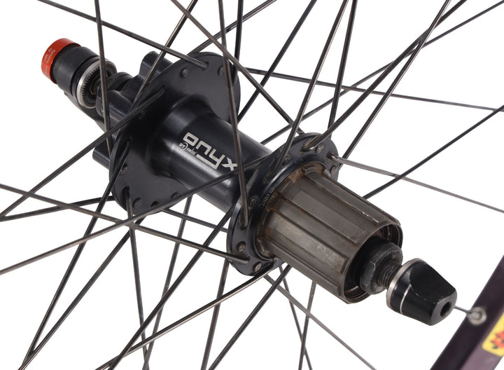 Bontrager Alloy Disc 26" Mountain Bike Clincher Wheelset Shimano 10 Spd QR MTB