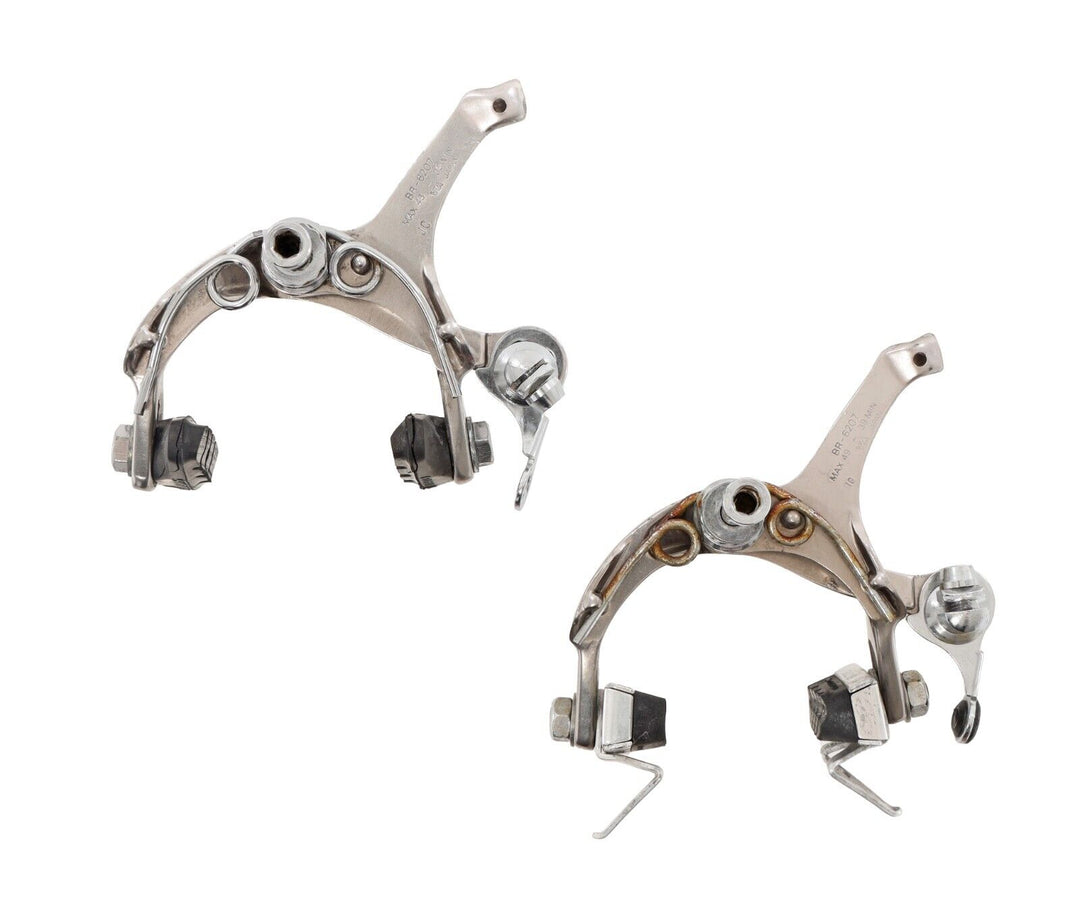 Shimano 600EX BR-6207 Road Bike Brake Caliper Set F/R Short Reach Vintage