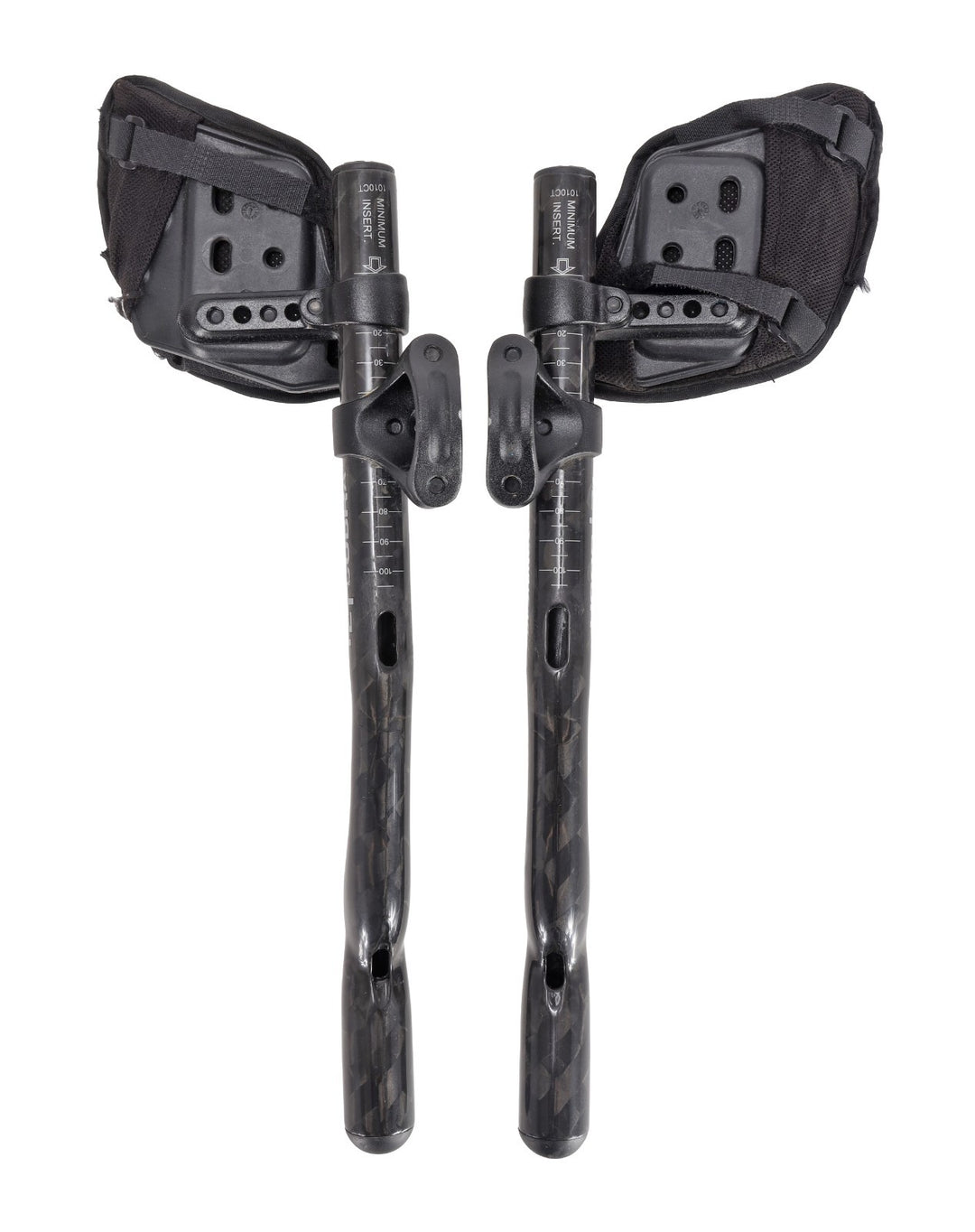Profile Design T2+ Cobra Carbon Clip On Triathlon Bike Aerobar Extensions 31.8mm